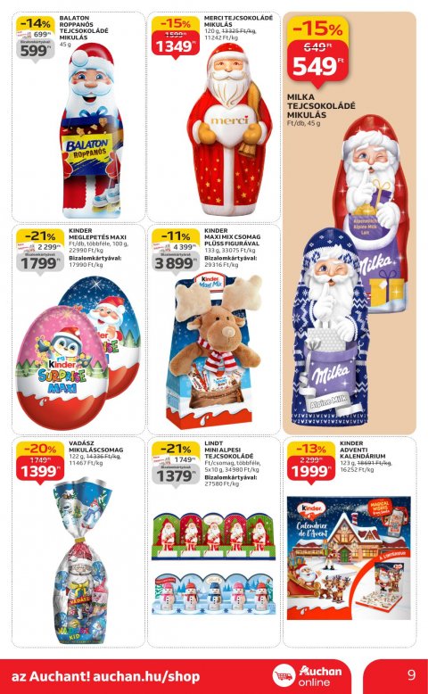 AUCHAN Szupermarket akciós újság