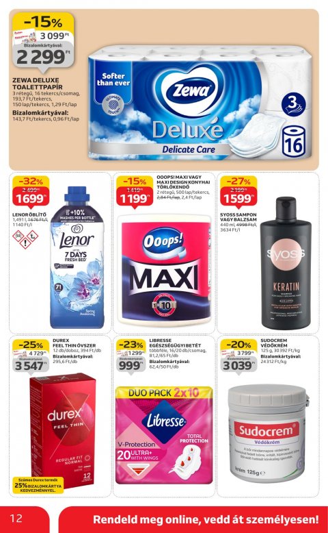 AUCHAN Szupermarket akciós újság