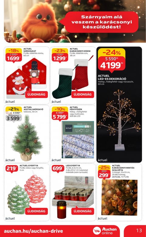 AUCHAN Szupermarket akciós újság