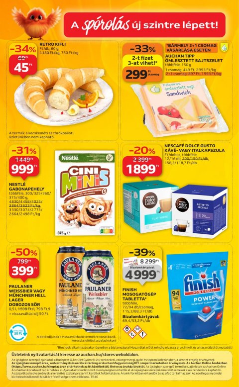AUCHAN Szupermarket akciós újság