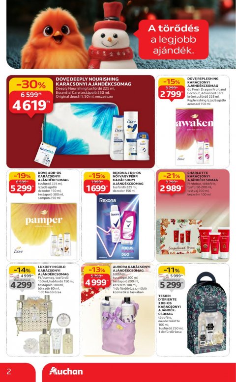 AUCHAN Hipermarket Karácsonyi akciós újság