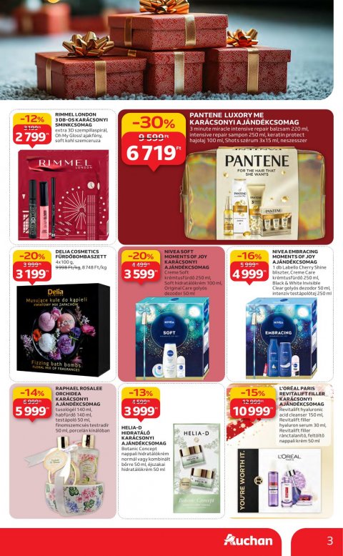 AUCHAN Hipermarket Karácsonyi akciós újság