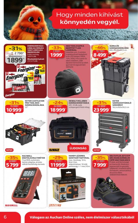 AUCHAN Hipermarket Karácsonyi akciós újság