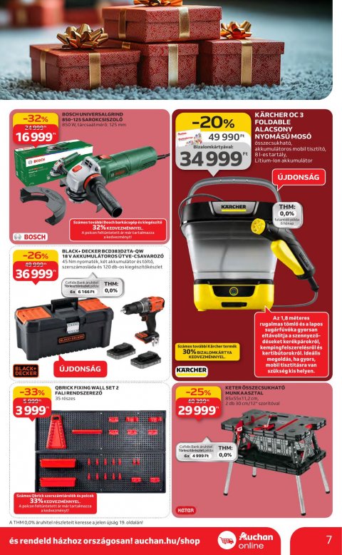 AUCHAN Hipermarket Karácsonyi akciós újság