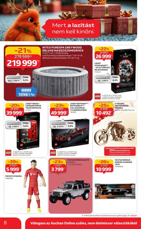 AUCHAN Hipermarket Karácsonyi akciós újság