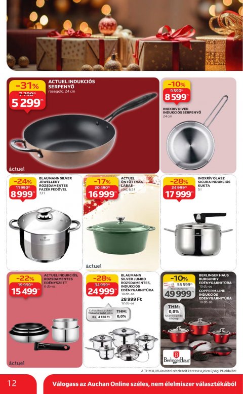 AUCHAN Hipermarket Karácsonyi akciós újság