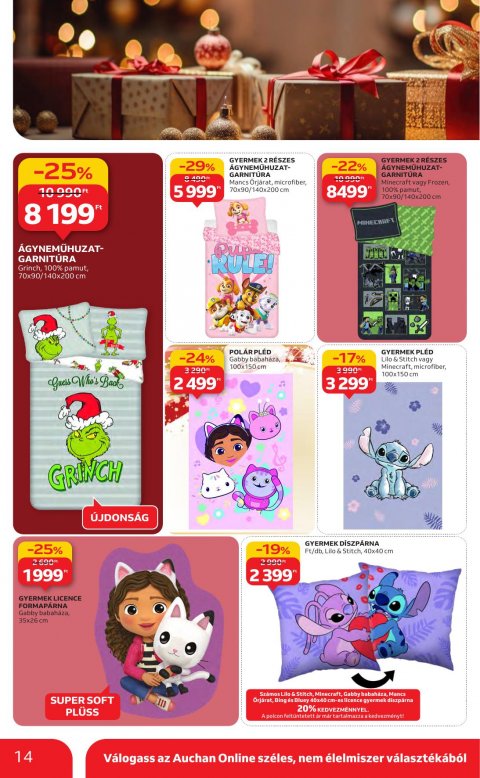 AUCHAN Hipermarket Karácsonyi akciós újság