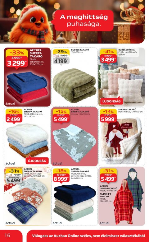 AUCHAN Hipermarket Karácsonyi akciós újság