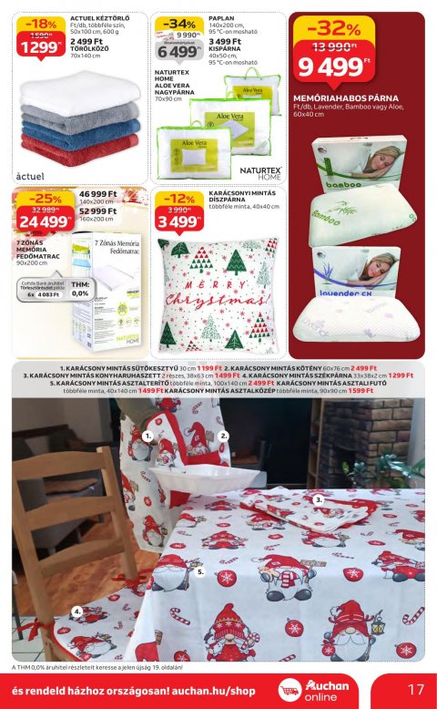 AUCHAN Hipermarket Karácsonyi akciós újság