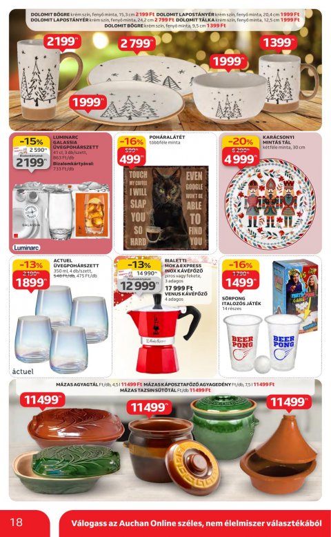 AUCHAN Hipermarket Karácsonyi akciós újság