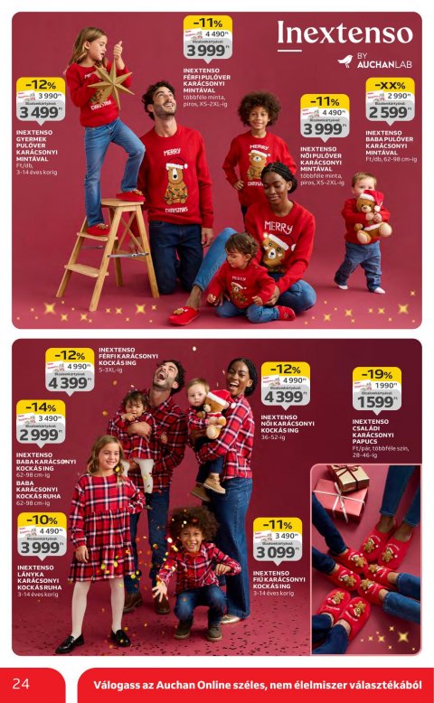 AUCHAN Hipermarket Karácsonyi akciós újság