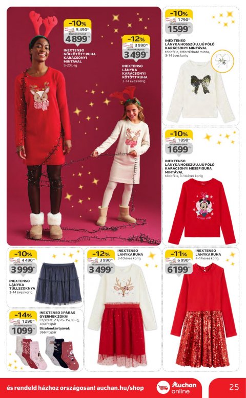 AUCHAN Hipermarket Karácsonyi akciós újság