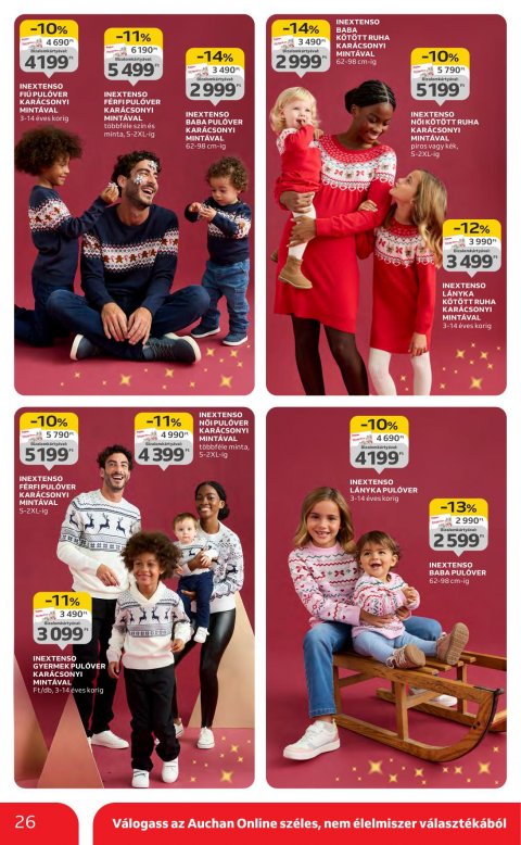 AUCHAN Hipermarket Karácsonyi akciós újság