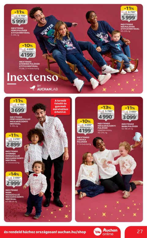 AUCHAN Hipermarket Karácsonyi akciós újság