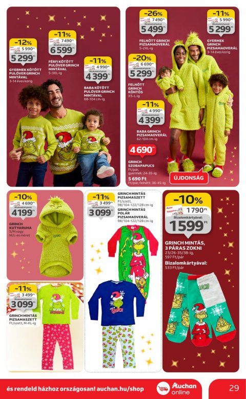 AUCHAN Hipermarket Karácsonyi akciós újság