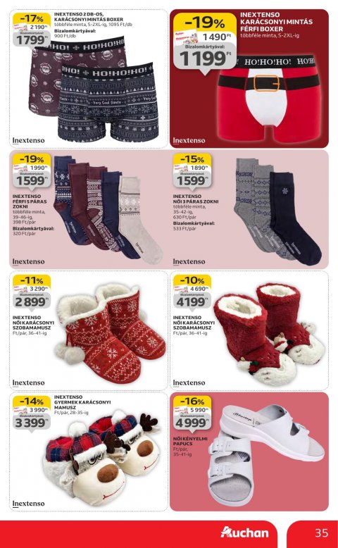 AUCHAN Hipermarket Karácsonyi akciós újság