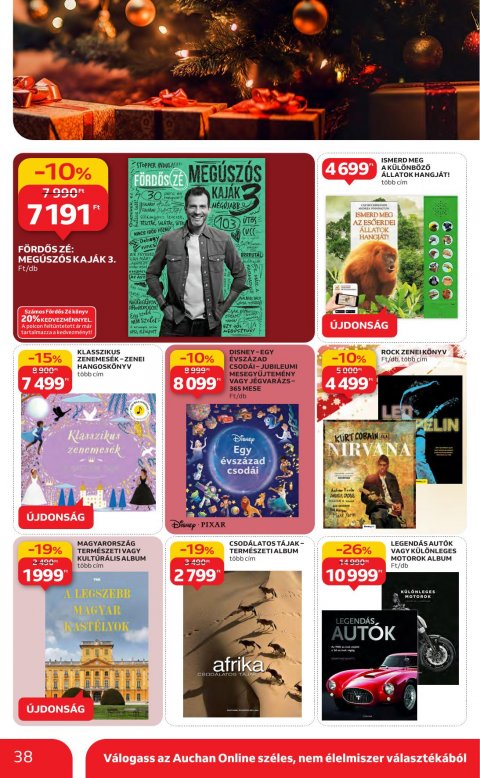 AUCHAN Hipermarket Karácsonyi akciós újság