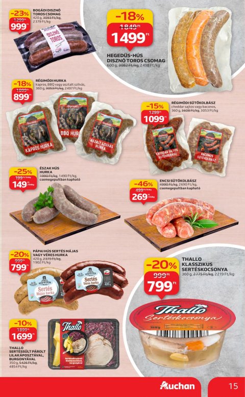AUCHAN Hipermarket akciós újság