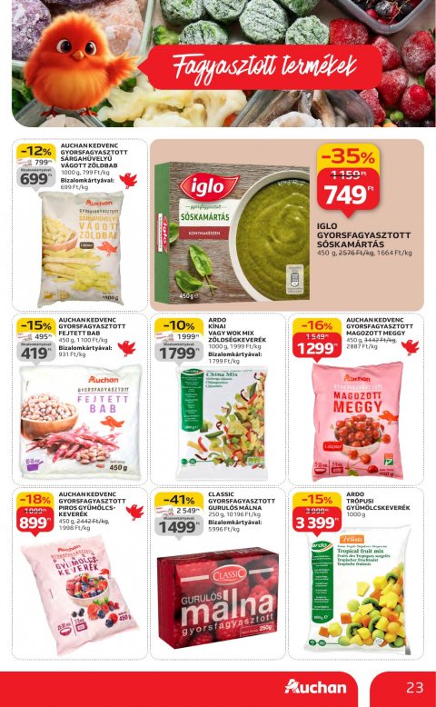 AUCHAN Hipermarket akciós újság