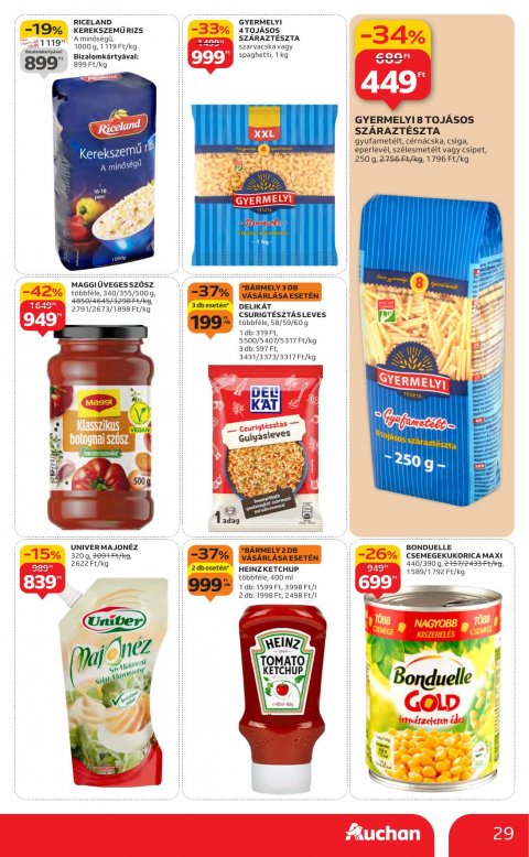 AUCHAN Hipermarket akciós újság
