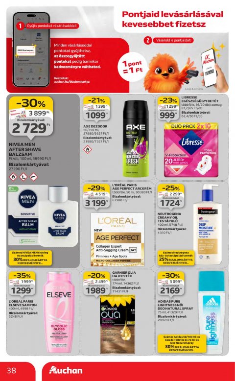 AUCHAN Hipermarket akciós újság