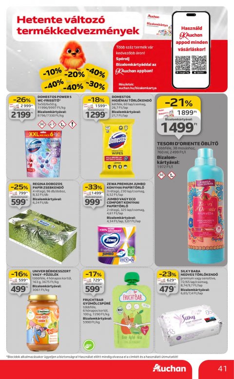 AUCHAN Hipermarket akciós újság