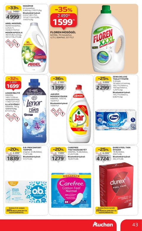 AUCHAN Hipermarket akciós újság