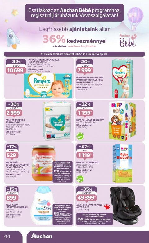 AUCHAN Hipermarket akciós újság