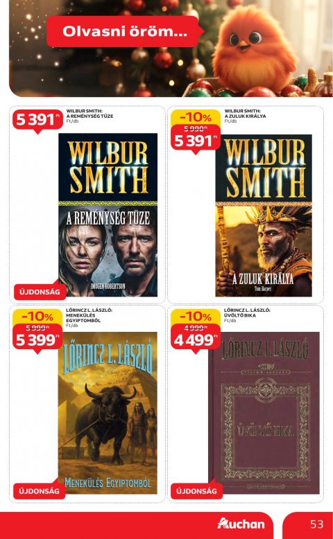 AUCHAN Hipermarket akciós újság