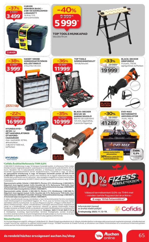 AUCHAN Hipermarket akciós újság