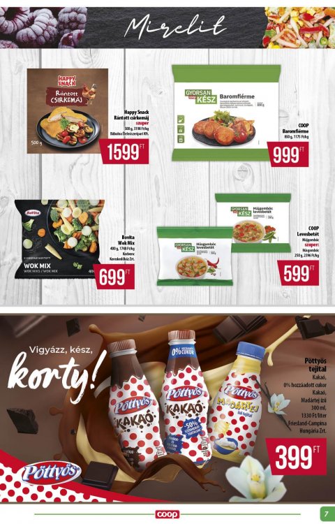 COOP Alföld akciós újság