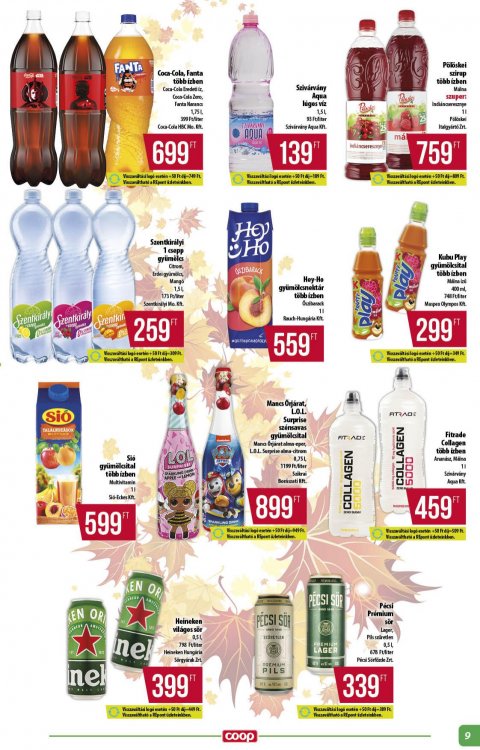 COOP Alföld akciós újság