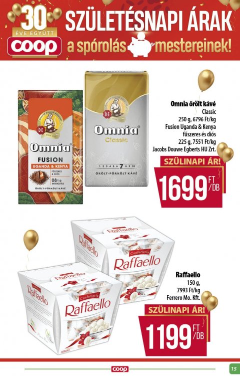 COOP Alföld akciós újság