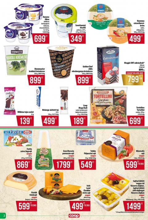 COOP Tisza akciós újság