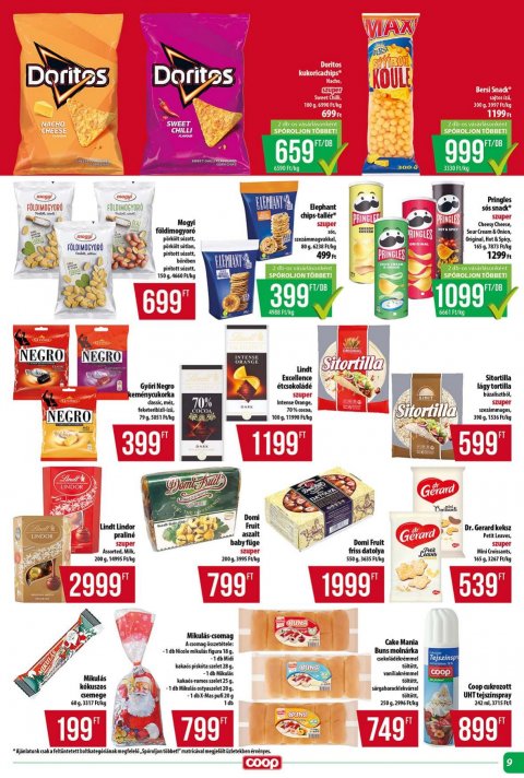 COOP Tisza akciós újság