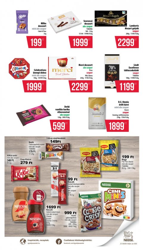 COOP Nyírzem akciós újság