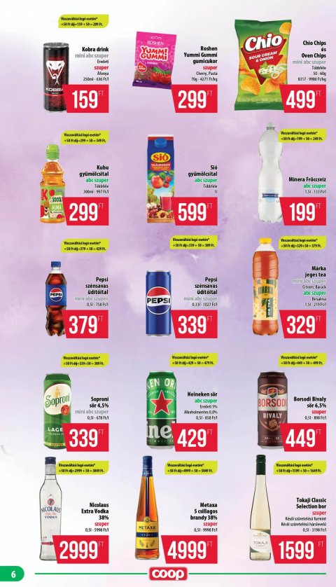 COOP Nyírzem akciós újság