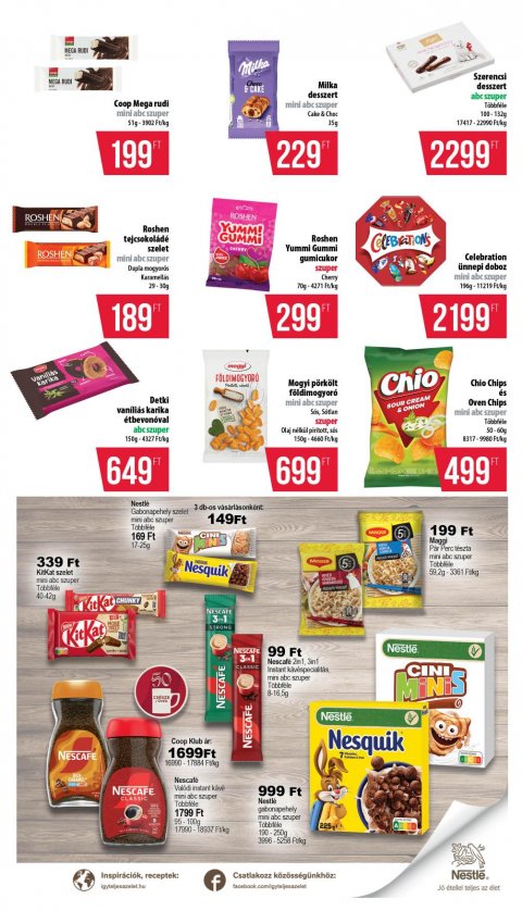 COOP Mecsek akciós újság