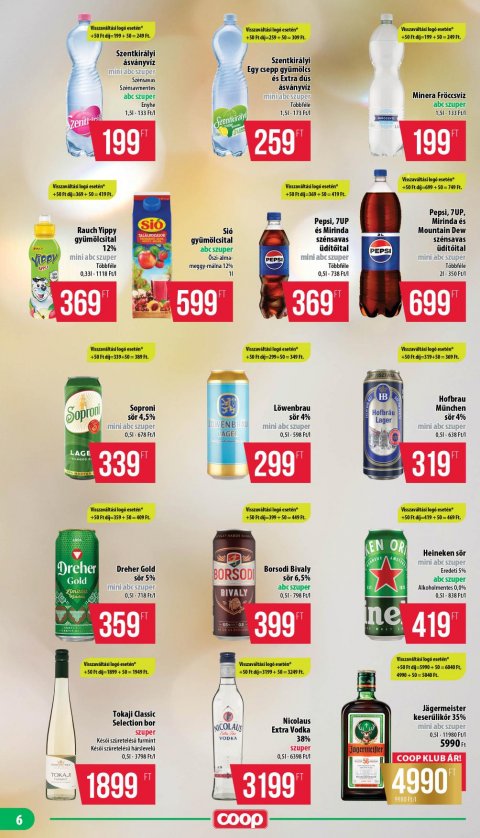 COOP Mecsek akciós újság