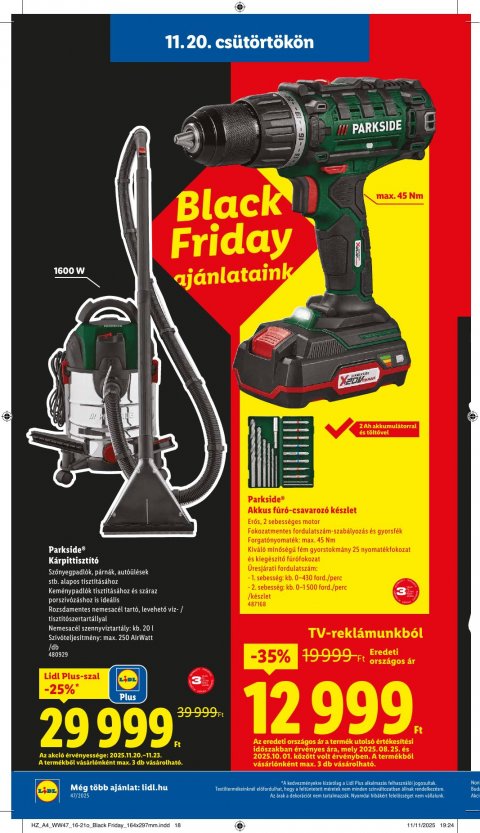 LIDL Nonfood akciós újság