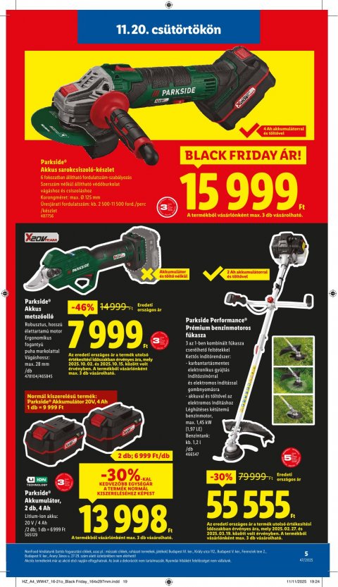 LIDL Nonfood akciós újság