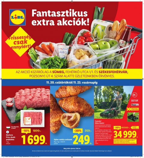 LIDL Regionális akciós újság