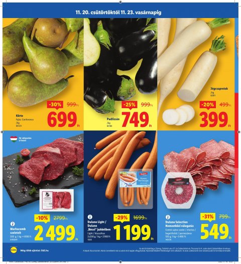 LIDL Regionális akciós újság