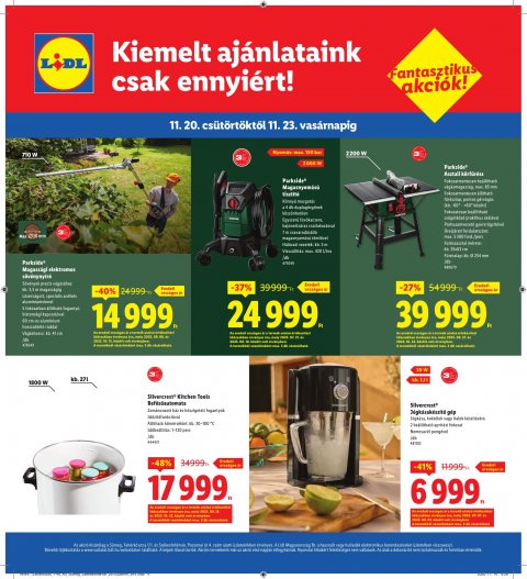 LIDL Regionális akciós újság