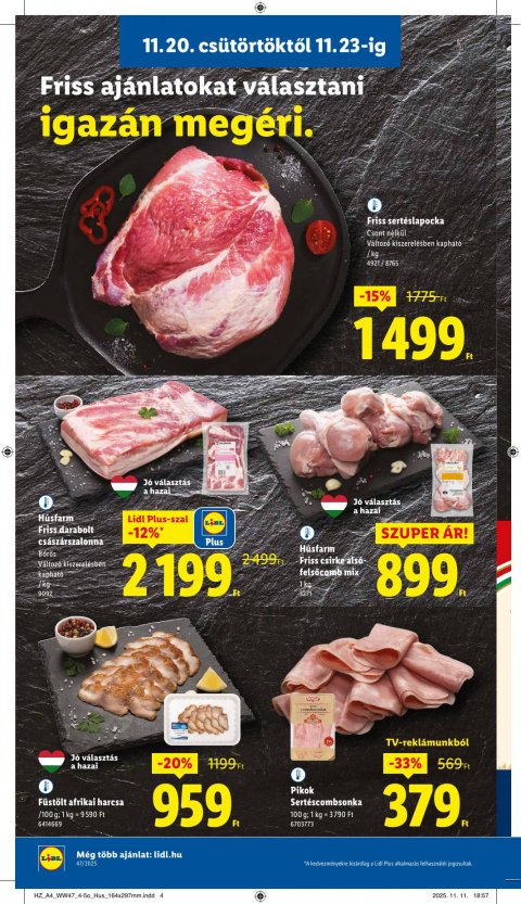 LIDL akciós újság