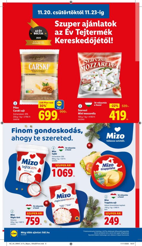 LIDL akciós újság