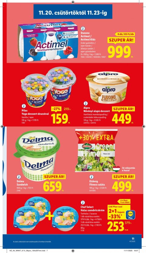 LIDL akciós újság