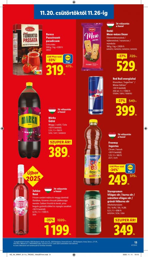 LIDL akciós újság