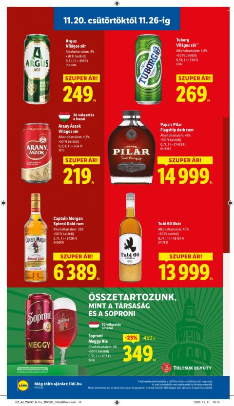 LIDL akciós újság
