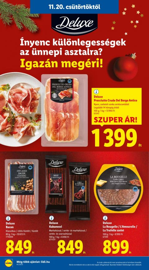 LIDL akciós újság